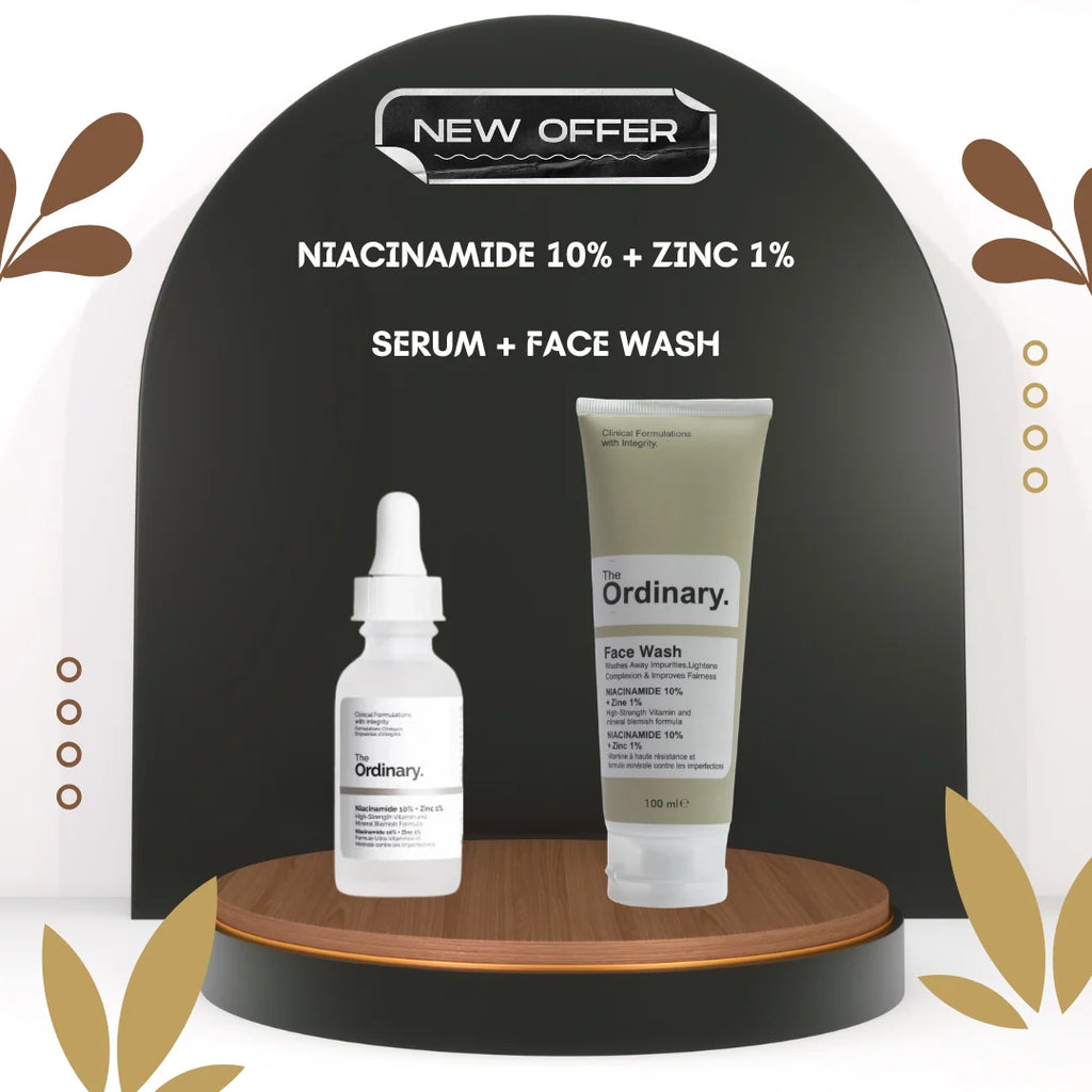 Niacinamide 10% + Zinc 1% Face Wash & Serum 2 in 1 Bundle