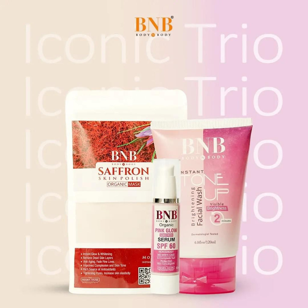 BNB 4-Piece Brightening Facial Care Kit for All Skin Types