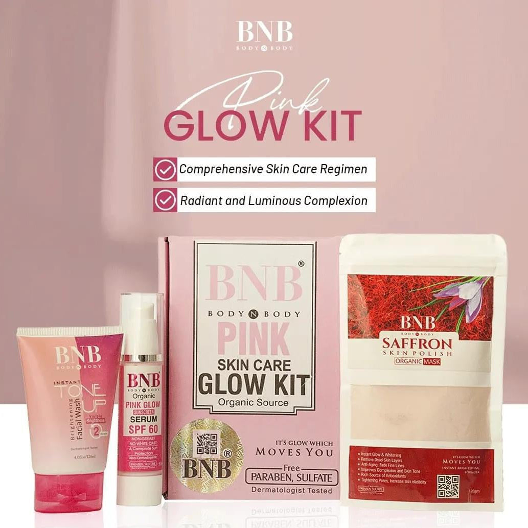 BNB 4-Piece Brightening Facial Care Kit for All Skin Types